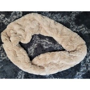 Charlie Paige Infinity Tan Faux Fur Scarf! SO SOFT!